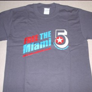X T-Shirt: Miami 5 charcoal grey unisex shirt
