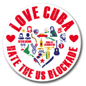 Fridge Magnet: Love Cuba Hate the US Blockade
