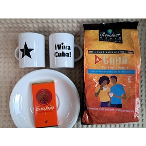 Gift pack: VIVA CUBA! espresso cups + Coffee + Chocolate