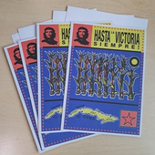 Greeting cards:Hasta la victoria siempre! - pack of 4 with envelopes