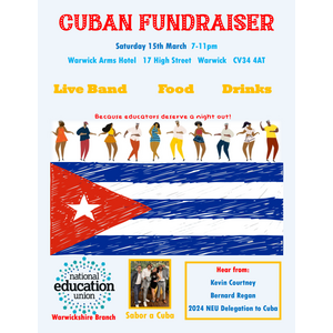 Ticket: Cuban Fundraiser 15 March - NEU Warks