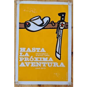 Screen Cuba sales - ICAIC film poster Hasta la próxima aventura