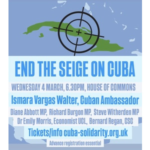 End the Siege on Cuba - parliamentary meeting