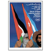 Palestine and Cuba posters